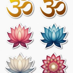 Yoga Symbols - Sticker Sheet v20